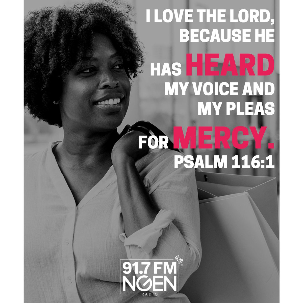 NGENradio's tweet photo. Have you talked to God about it? He always listens. #NGENRadio #NGENdailydose #NGENspirations https://t.co/JefOs9DVa7