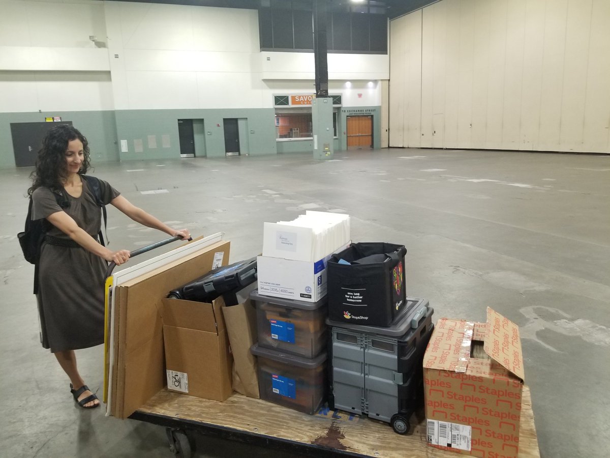 HFFma's tweet photo. #VisioningDay on a cart. https://t.co/xEvT2UiECm