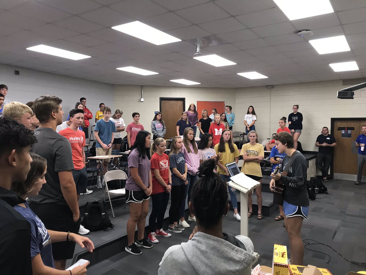MHS_wrestlingBD's tweet photo. Great start to FCA over 60 student athletes at 6:45 AM #Letsgo, #Gavinstrong #kickoff https://t.co/U6ew9JRK6W