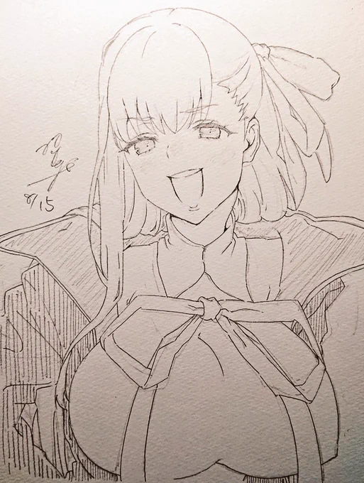 #1日1模写 
#FGO

BBちゃん 
