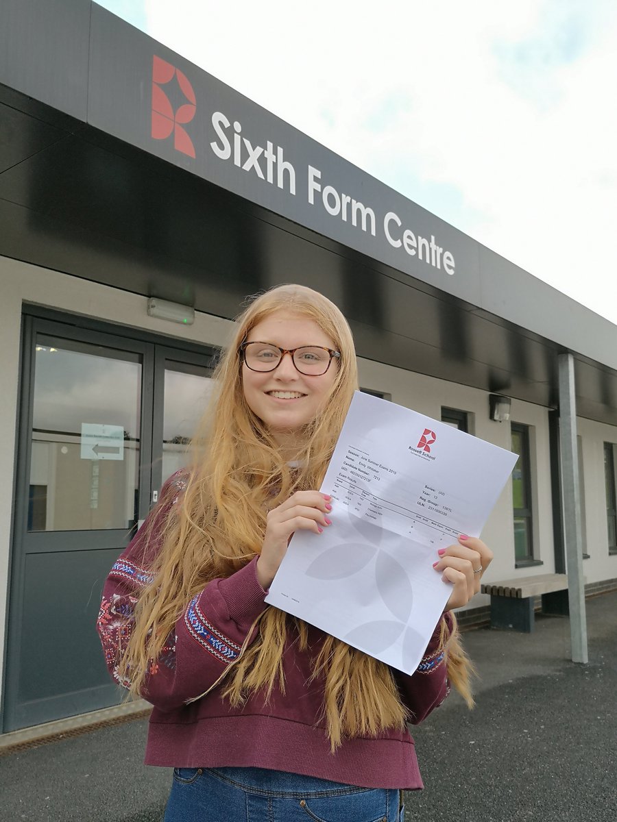 Rossett's tweet photo. Congratulations to all of our Year 13 students - some fantastic results! We wish you every success for the future. https://t.co/xwyQL5pJ14