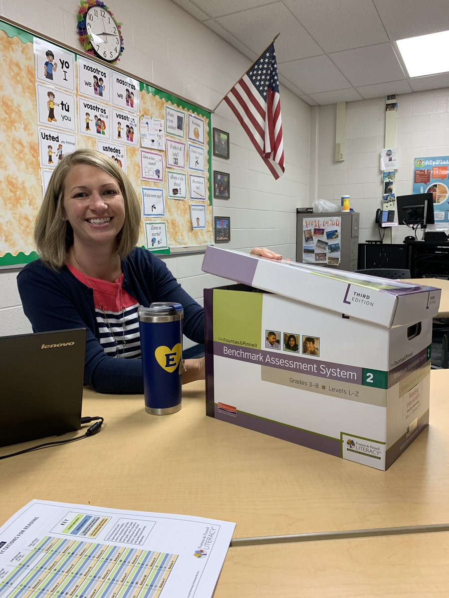 Thank you to the EGRSF for the new Fountas &amp; Pinnell Benchmark Assessment System!! All of our K-5 teachers are receiving PD in the administration of the assessment. Staff ALL received their own box! We are very thankful to the Foundation.
