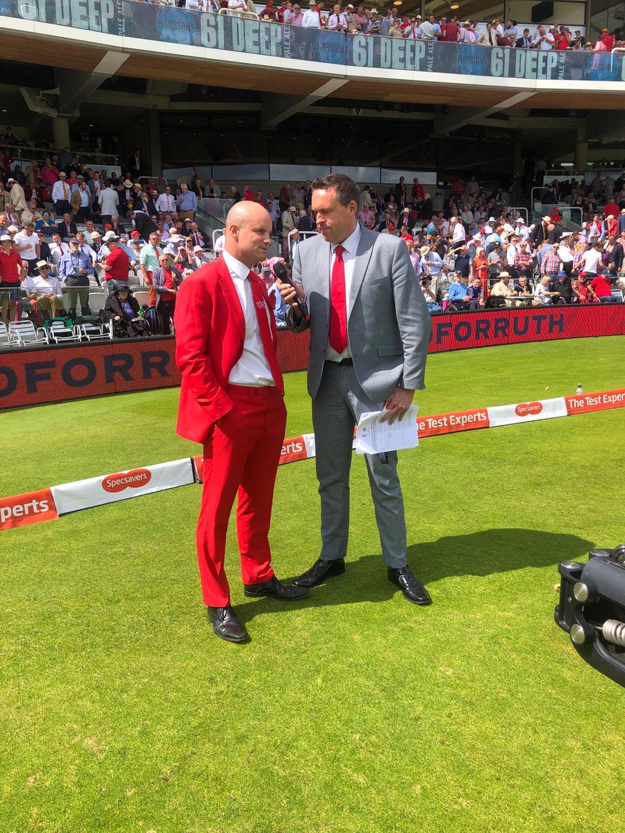 It is lunch on #RuthStraussFoundationDay and so far we've raised £82,127! 

<a href="/HomeOfCricket/">Lord's Cricket Ground</a> has turned #RedForRuth, thanks for your incredible support so far. 

You can donate here: bit.ly/DonateToRuthSt…