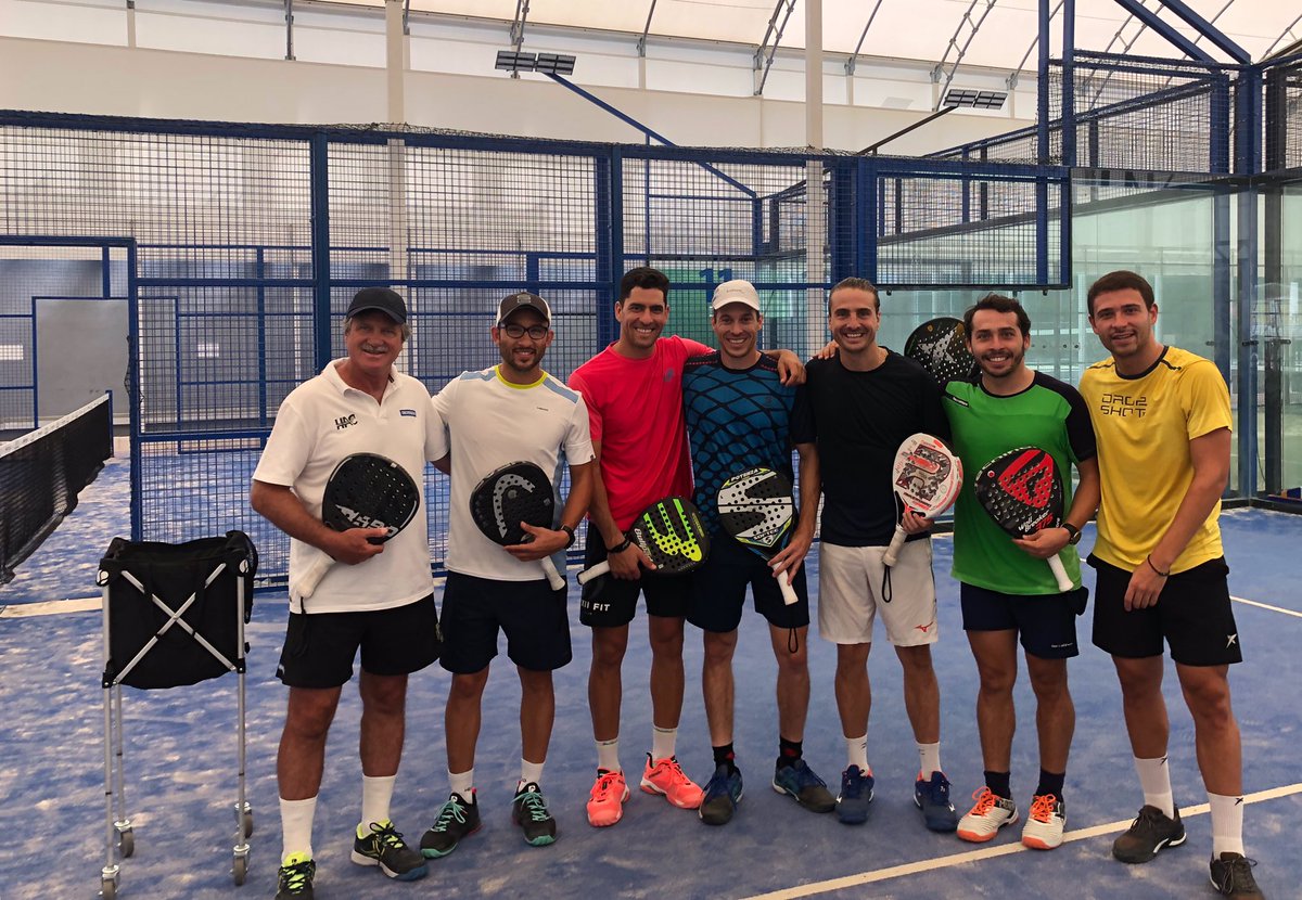 <a href="/sanyoGutierrez/">Daniel Gutierrez</a> <a href="/MaxiSanchezOfi/">Maxi Sánchez 🦈</a> <a href="/ChiconGomes/">Francisco Gomes</a> <a href="/fedequiles/">Federico Quiles</a> <a href="/lcampagnolo/">Lucas Campagnolo</a>  <a href="/WorldPadelTour/">World Padel Tour</a> <a href="/padelpeople/">Padel People</a> <a href="/novopadel/">NovopadelClub</a>   buena mañana de entrenamientos , buscando llegar  10 puntos a wpt madrid master ! Los feriados no paramos 👊👊👊👍🙏, Hac