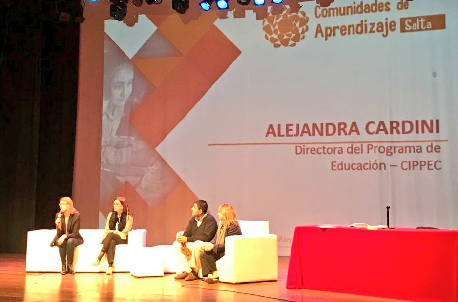 Arranca el IV Foro Provincial de Comunidades de Aprendizaje en #Salta. Celebramos 5 años de trabajo conjunto entre <a href="/MEducacionSalta/">Ministerio de Educación de Salta</a> <a href="/Naturacosmetica/">Natura Cosméticos</a> y <a href="/CIPPEC/">CIPPEC</a>