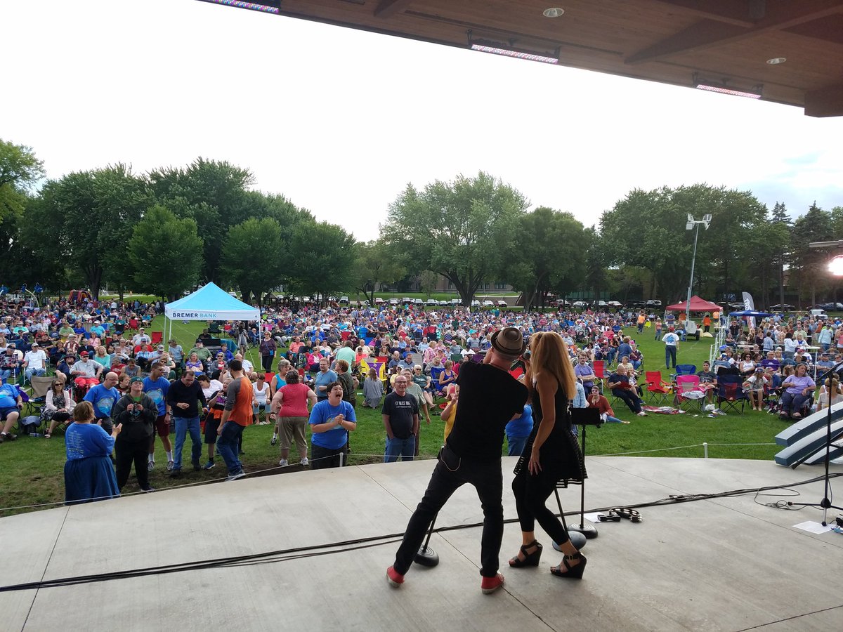 BigToeandtheJam's tweet photo. Thank you St. Cloud and @RotarySBG for a PERFECT evening!  We had a great time and hope to see you again soon!  #SummertimeByGeorge #SBG19 #MusicInTheOutdoors #WednesdayNightWithTheToe https://t.co/magfEjVprv