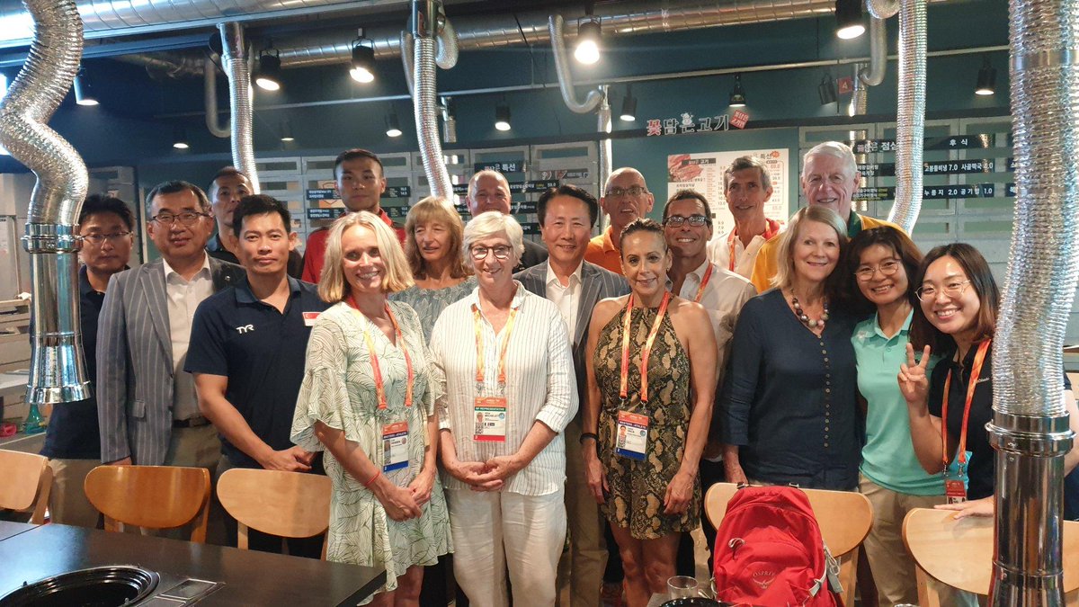 Once again, thank you to our Masters Ambassadors for all their hard work in promoting the FINA Masters Championships around the globe 👏 Truly a pleasure to meet you - we had a wonderful time ! 😍🤗
#FINAMasters #FINAGwangju2019 #Gwangju2019