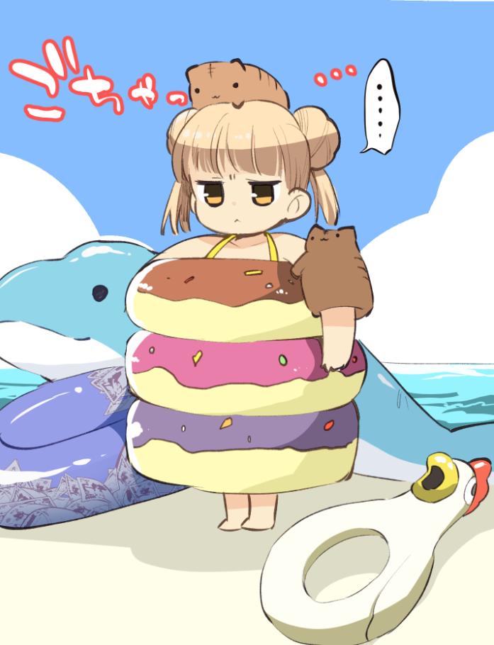 木曜です!ヒナ更新されました【https://t.co/hH7u11uFEq】

休載から明けましてつぐみ編進んでいます。
先読みでは烏丸に変化が…?あすなも再登場でにぎやかになっています。どうぞよろしく!

そして今回の告知絵は先回圧倒的だった浮き輪を載せまくってみました。よかったねヒナ…浮き輪一杯だね 