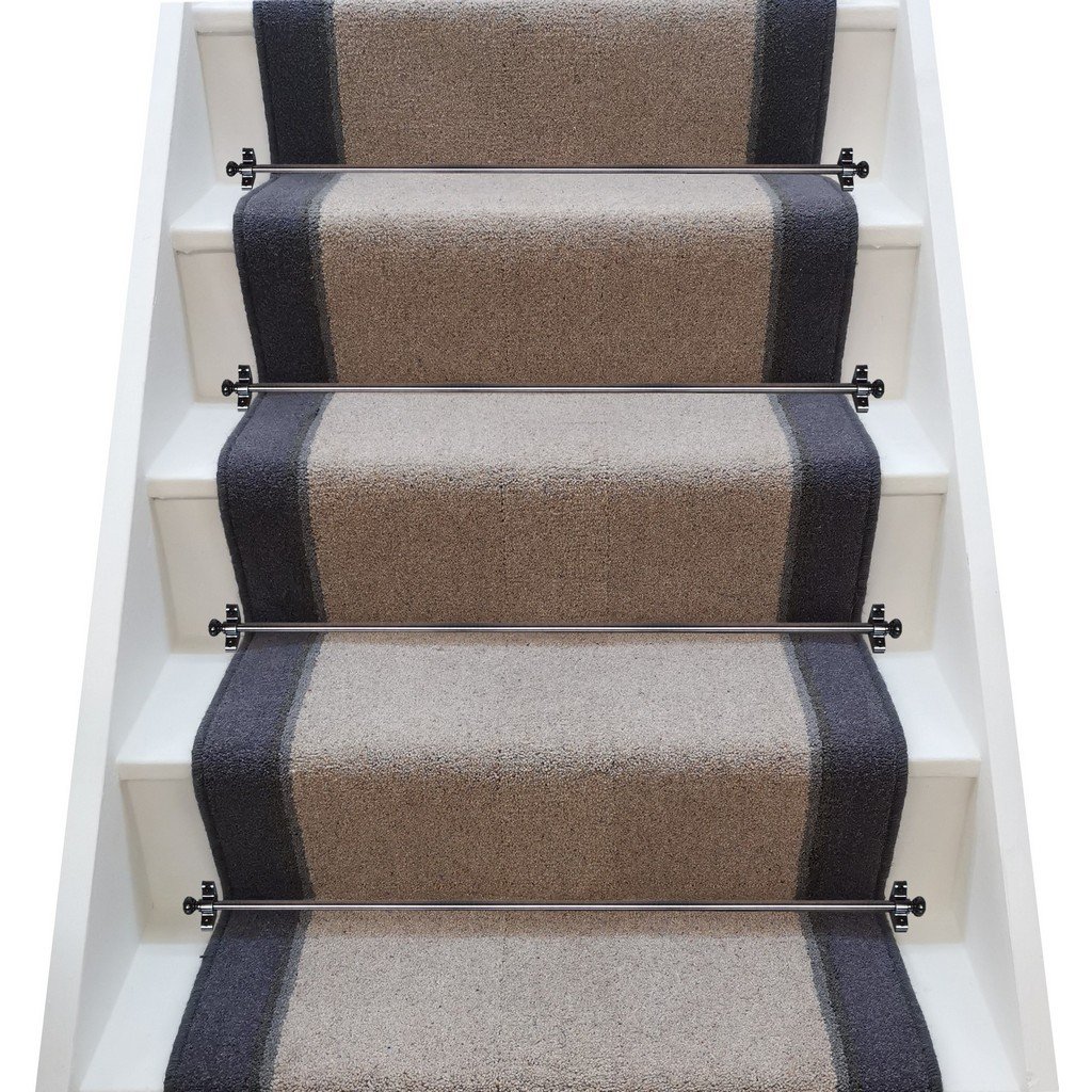 StonegateCarpet's tweet photo. Two new Stair Runner designs today :-) the first, @BrintonsCarpets Bell Twist Chalk/Flint/Smoke/Twilight @ £60lin/mt, the second is Bell Twist Hemp/Retro Cord @ £55lin/mt. https://t.co/eU98Ld3piM