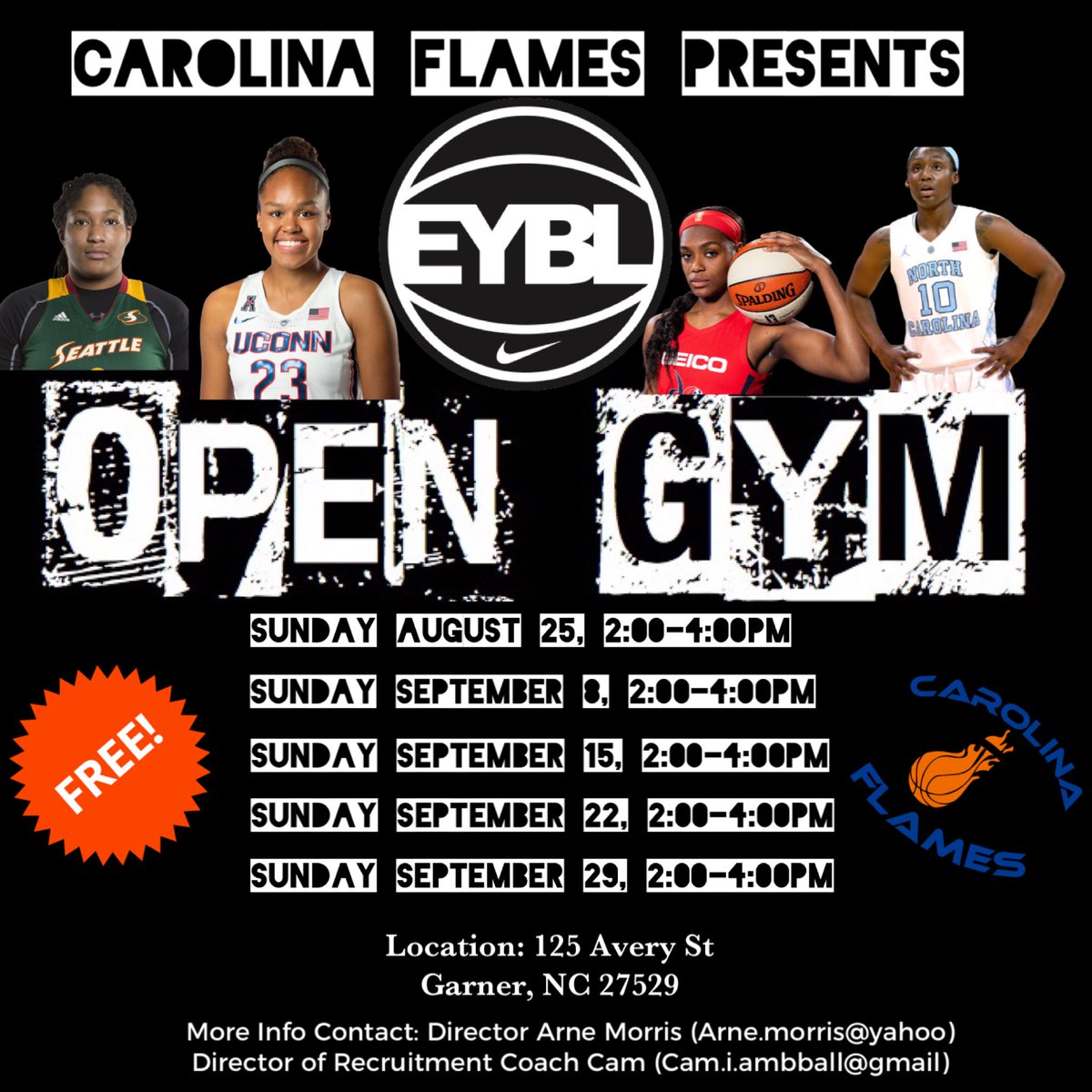 GarnerFlames's tweet photo. 🚨🚨IT’S FINALLY HERE🚨🚨 ⚠️⚠️⚠️⚠️⚠️⚠️⚠️⚠️⚠️⚠️ The moment a lot have been waiting on!! OPEN GYM WITH OUR EYBL PROGRAM

#wearetheflames🔥🏀 #shesaflameforlife🏀💙 #nikeeybl #hardwork #hoopstate #division1bound🏀#2021 #2022 #2023 #2024 #2025 
#tobethebestyouhavetotrainwiththebest https://t.co/FVXm1gG1X6