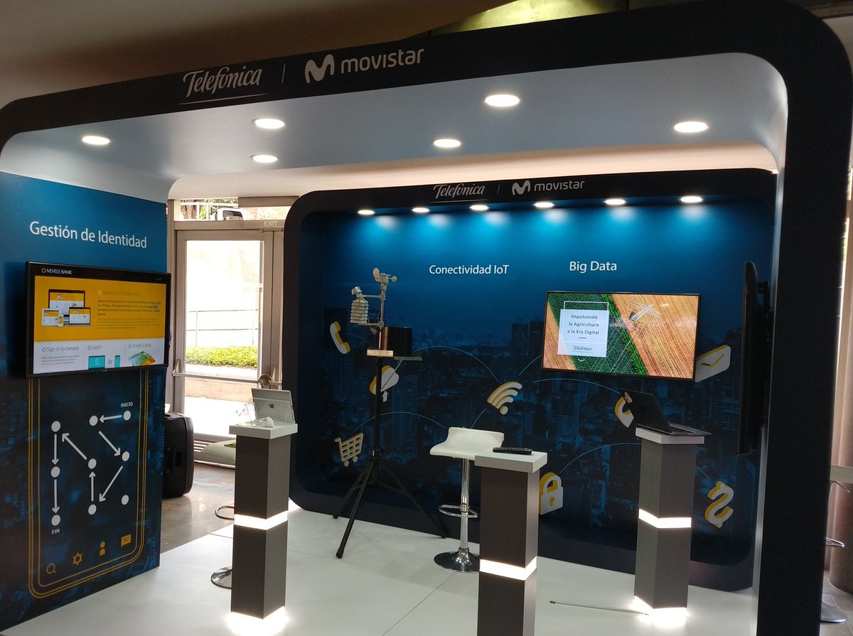 dsespitia's tweet image. Todo listo para iniciar el #CEC2019 donde mostraremos las soluciones digitales de @Telefonica_Col y la solución de identidad de #SmartPattern  que desarrollamos en @ElevenPaths