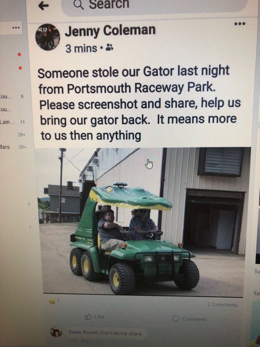 22Apple12's tweet photo. This plain awful😡😡😡Please return the Gator!! It means a lot to the Coleman family https://t.co/HwILXEa5PR