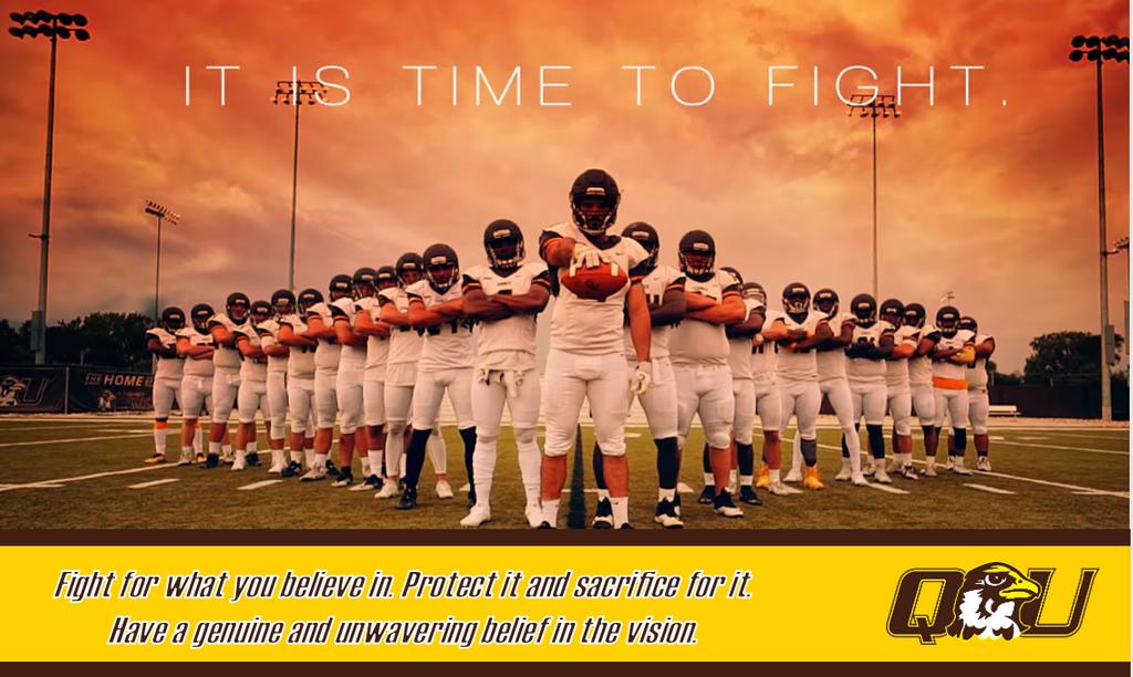 We don't want people to "Buy In" to what we stand for because we believe that can be "Bought Out". We want people who have a genuine belief in the values and mission of our program to Pursue Excellence with a Vengeance! 23 days until #QUKICKOFF! #PEWAV #FFF #RIGHNOW