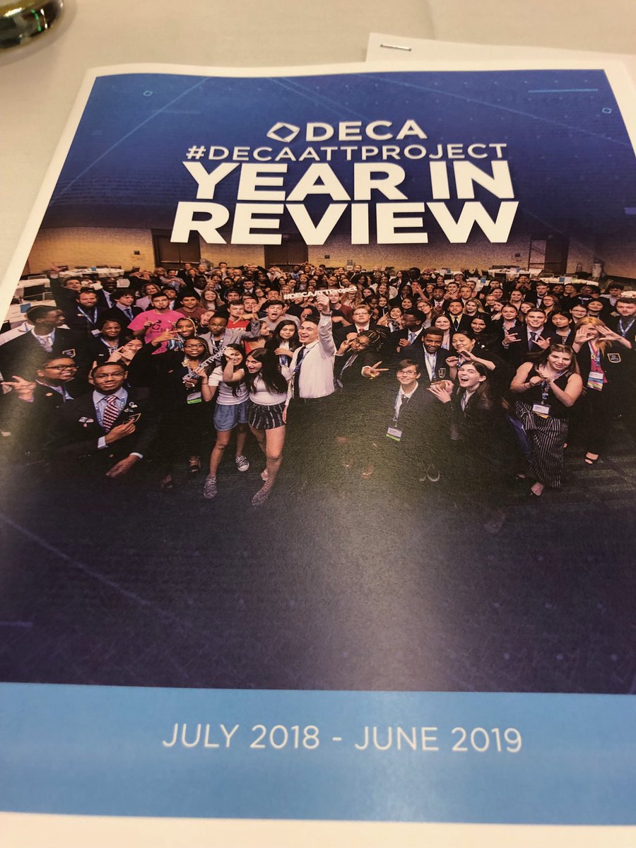 AT&amp;T is such a great partner for ⁦<a href="/DECAInc/">DECA Inc.</a>⁩. Excited to hear the recap from last year’s #DECAATTProject and find out out what’s in store for this year. #HereWeGo ⁦<a href="/TexasDECA/">Texas DECA</a>⁩ ⁦<a href="/dianepruner/">Diane Pruner</a>⁩