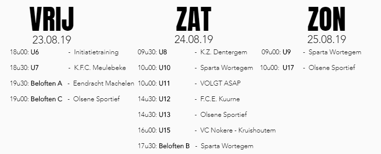 JongVijve's tweet photo. 🔜 Next week, the season really get started!😃🤝
📅 23 t.e.m. 25.08
🏠 We hope to see you there!
#clubweekend #WeAreVijve https://t.co/6qHvSnjYvq