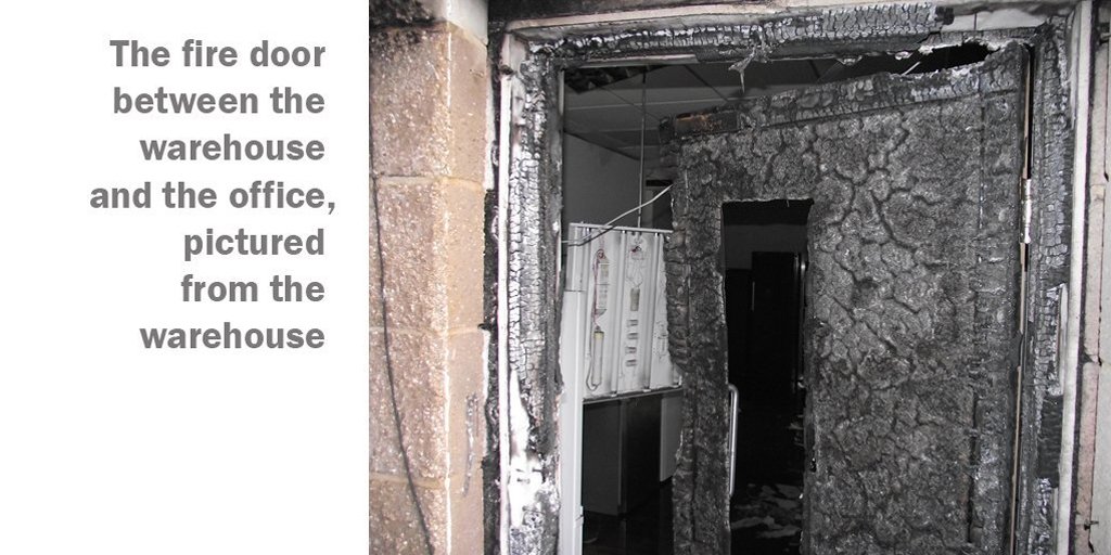 FireDoorAll's tweet image. Here is a really good example of why having fires doors fitted and operating correctly can hep protect you and your business, home or residents. With thanks to @Bucksfire for these images from 2014 #firedoors #firedoorsafetyweek