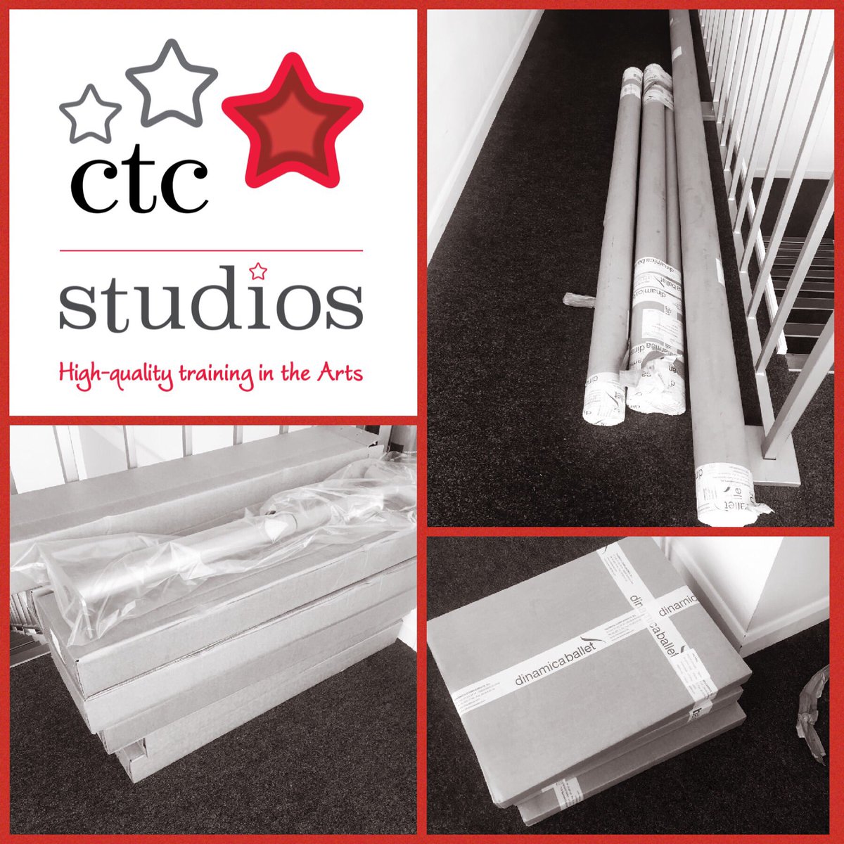 _CTCFoundation's tweet photo. ๐๐คฉ๐๐ป Our new ballet barres for Studios 1 and 4 arrived this morning!!!! #ctcstudios #ctcfoundationcollege #renovation #ctcgoesfulltime #highqualitytraining #highqualityfacilities #wemakeitpossibleyoumakeithappen https://t.co/VinrPjYYtv