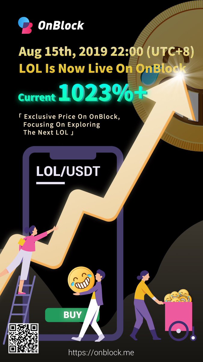 OnBlockOfficial's tweet image. LOL is now live on OnBlock🎉🎉🎉
LOL/USDT Is open for trade on OnBlock🚀🚀🚀