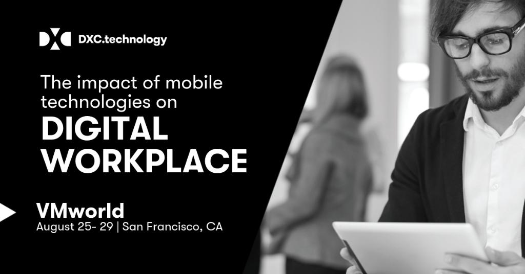 Mobile technologies have changed traditional notions of the workplace and the nature of work. Read why @M3Wilkinson, @DXCTechnology’s CTO workplace and mobility says “work anywhere” is wrong: dxc.to/2YVg6xu
Meet our team at #VMworld.