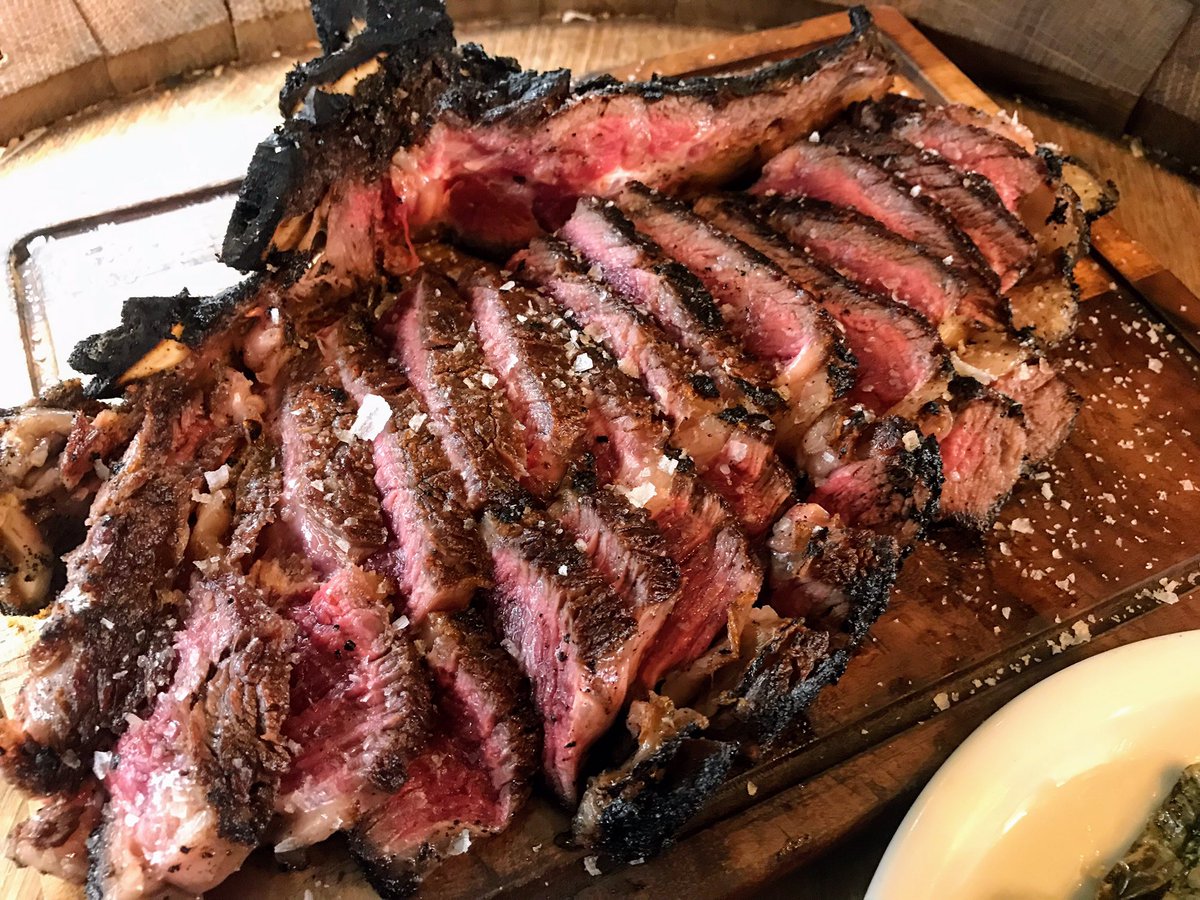 Facey5's tweet photo. @RachelMStockley Same time, same place, same sized steak for me please! 
#committothecut https://t.co/018amZtYN0