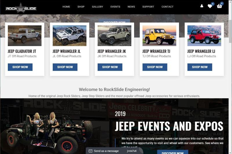 Rock Slide Engineering 10% for visiting our new website! Use coupon WEBSITE2019 thru August 31, 2019 to receive 10% off your total order.
rockslideengineering.com