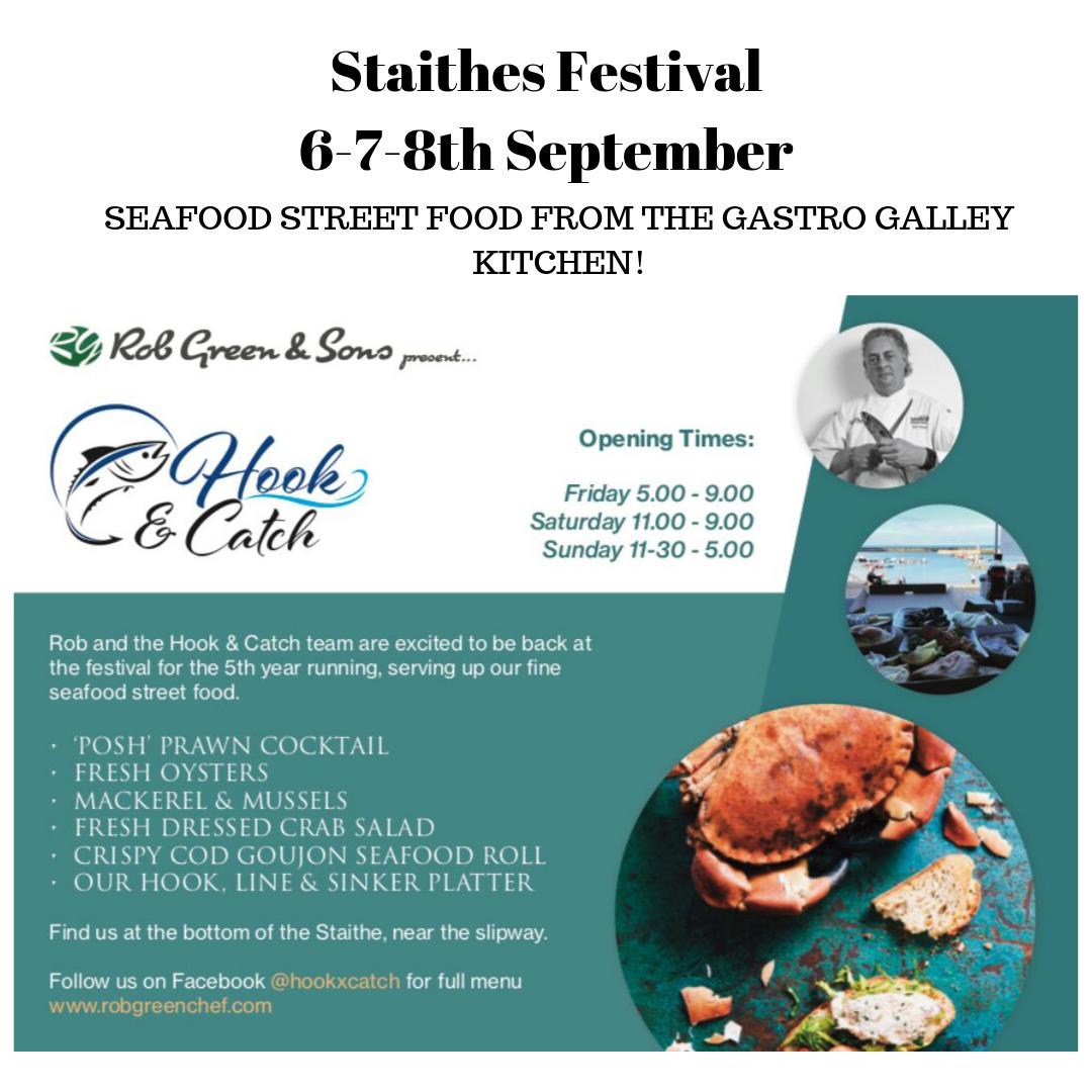 Staithes Festival 6-7-8th September #seafoodskills @seafishuk 🐟🦞🦀🦐🐟🍴