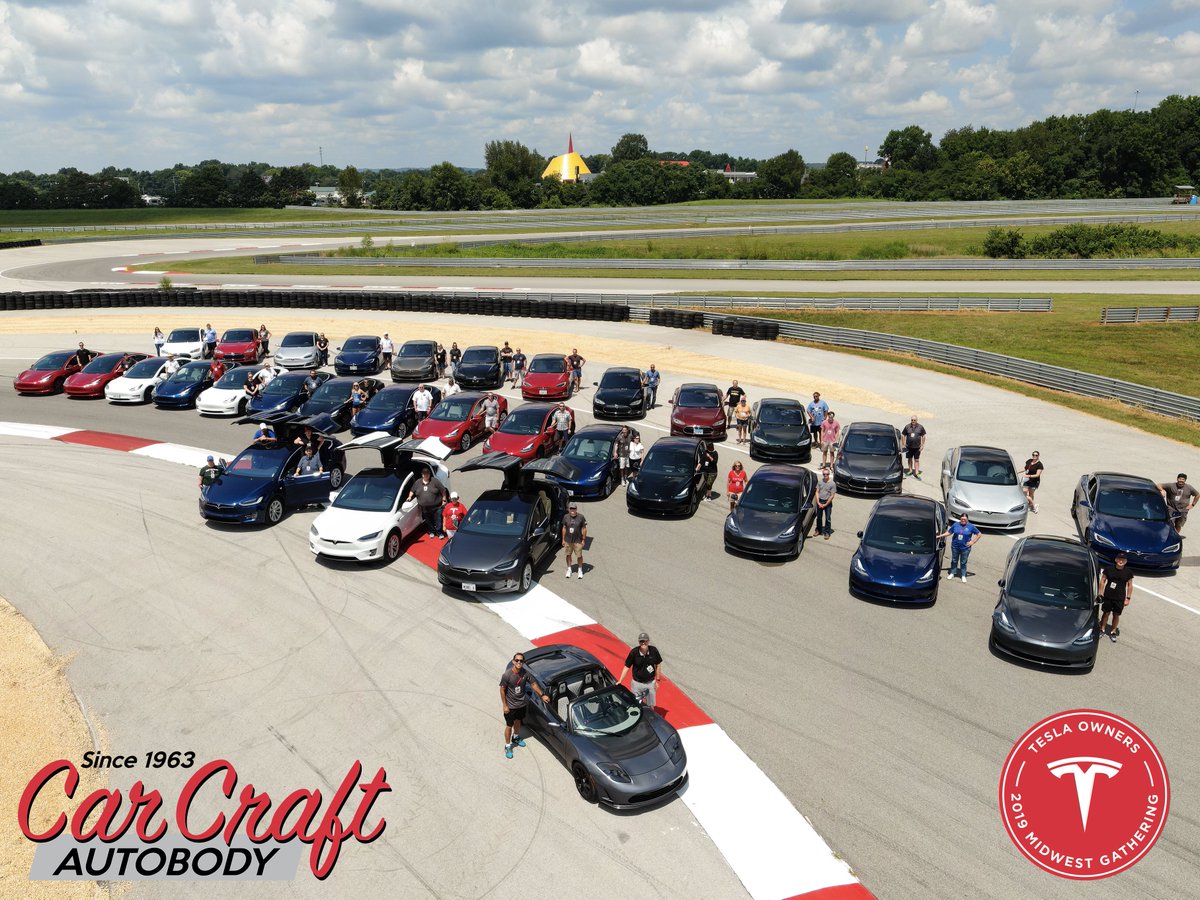 midwest_tesla's tweet photo. Wrap up coming soon - but for now a quick group pic from our photog (ABI Photography - https://t.co/fvdjttaeXZ) 

Thanks again to Car Craft (https://t.co/BjZpSa08HA) and Precision Detailing (https://t.co/g8VCMK7wUB) for being our event and track sponsors! https://t.co/eINhd45pyZ