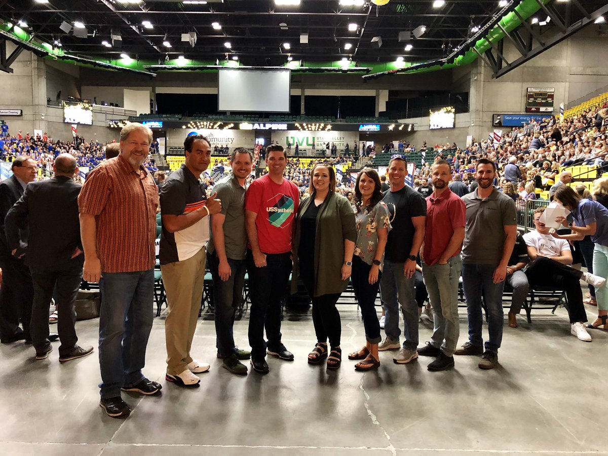LandenGarner's tweet photo. Our team had an incredible &amp; memorable time with 8,000 teachers &amp; staff at the @alpineschools #ASDShine kick-off event learning about @UnitedWayUC EveryDay Stong mental health program.  Together, we can make a difference and build resilience in our communities. https://t.co/MdZodeR5Bu