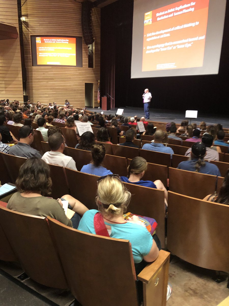 Thank you Dr. Houlahan for keynote on the “5 Dimensions of Artistry” aligned to the “6 C’s”with 500 Fine Arts teachers! <a href="/AustinISD/">Austin ISD</a> <a href="/KodalyToday/">Kodály Today</a> <a href="/Fine_Arts_PT/">Phillip Taylor</a> #AISDProud <a href="/AISDSupt/">Jacqueline McMahon</a> <a href="/elisajoan/">lisa goodnow</a>