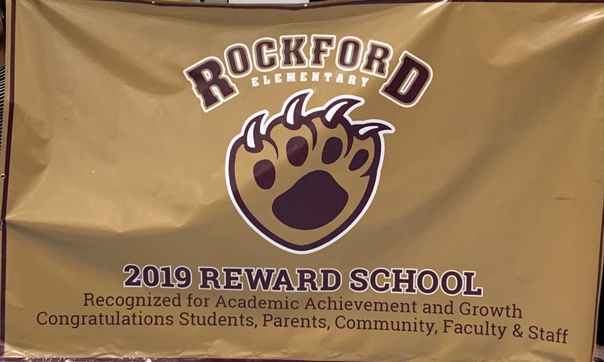 RESTigers's tweet photo. We are Excited to announce we have achieved Reward School status from the state of Tennessee for the growth our students showed on our TNREADY Testing!!!! Way to ROAR Rockford Tigers 🐯! Wear your ROAR shirts on Friday to Celebrate! #RESROARS #BCSROCKS https://t.co/cx1FMmzmW8