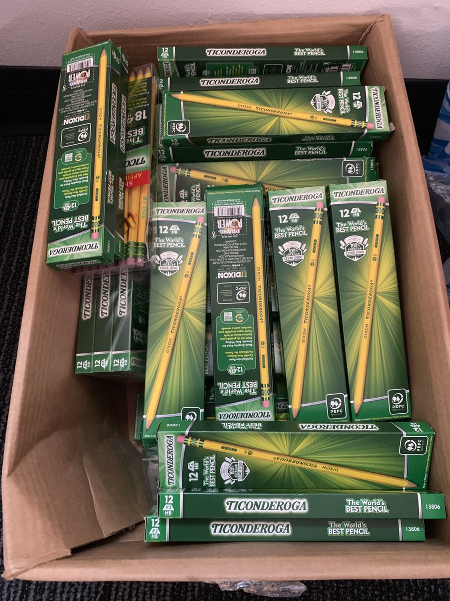 DunawayMath's tweet photo. The joy that this brings to Math teachers. Now the challenge is to see if they will last all year. #mathteacher https://t.co/9PIU15133A
