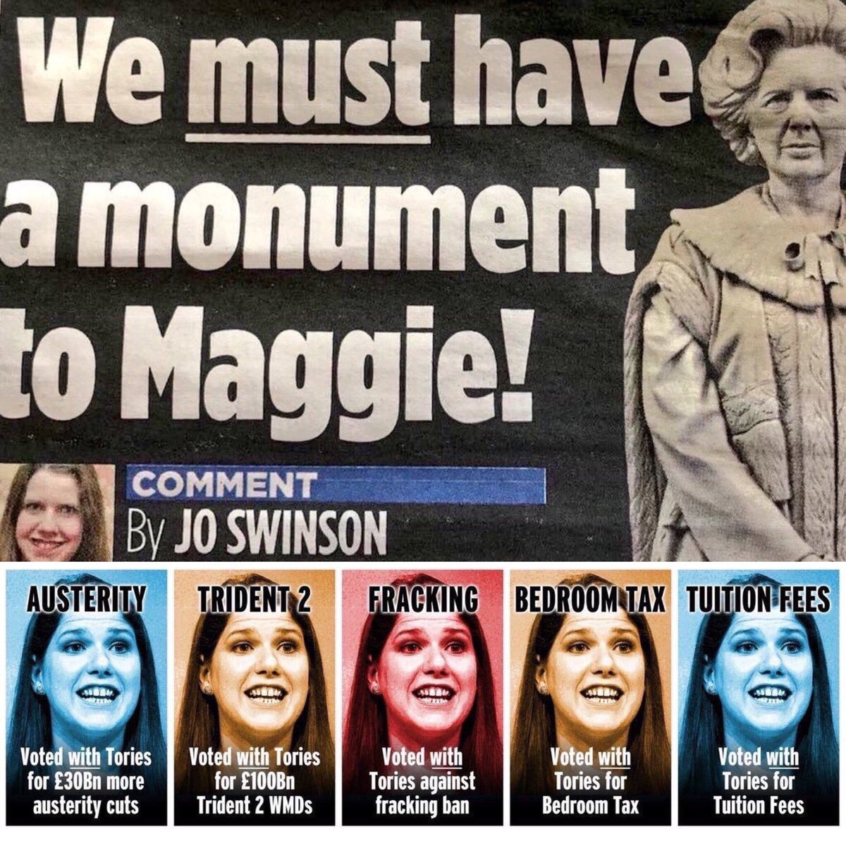 AngelEyezEli's tweet image. #NoDealLibDems #JohnsonsNoDealBrexit 

Dear LibDems Supporters....

Jo Swinson Is A Tory
Jo Swinson Is A Tory
Jo Swinson Is A Tory
Jo Swinson Is A Tory
Jo Swinson Is A Tory
Jo Swinson Is A Tory
Jo Swinson Is A Tory 

#JoSwinson