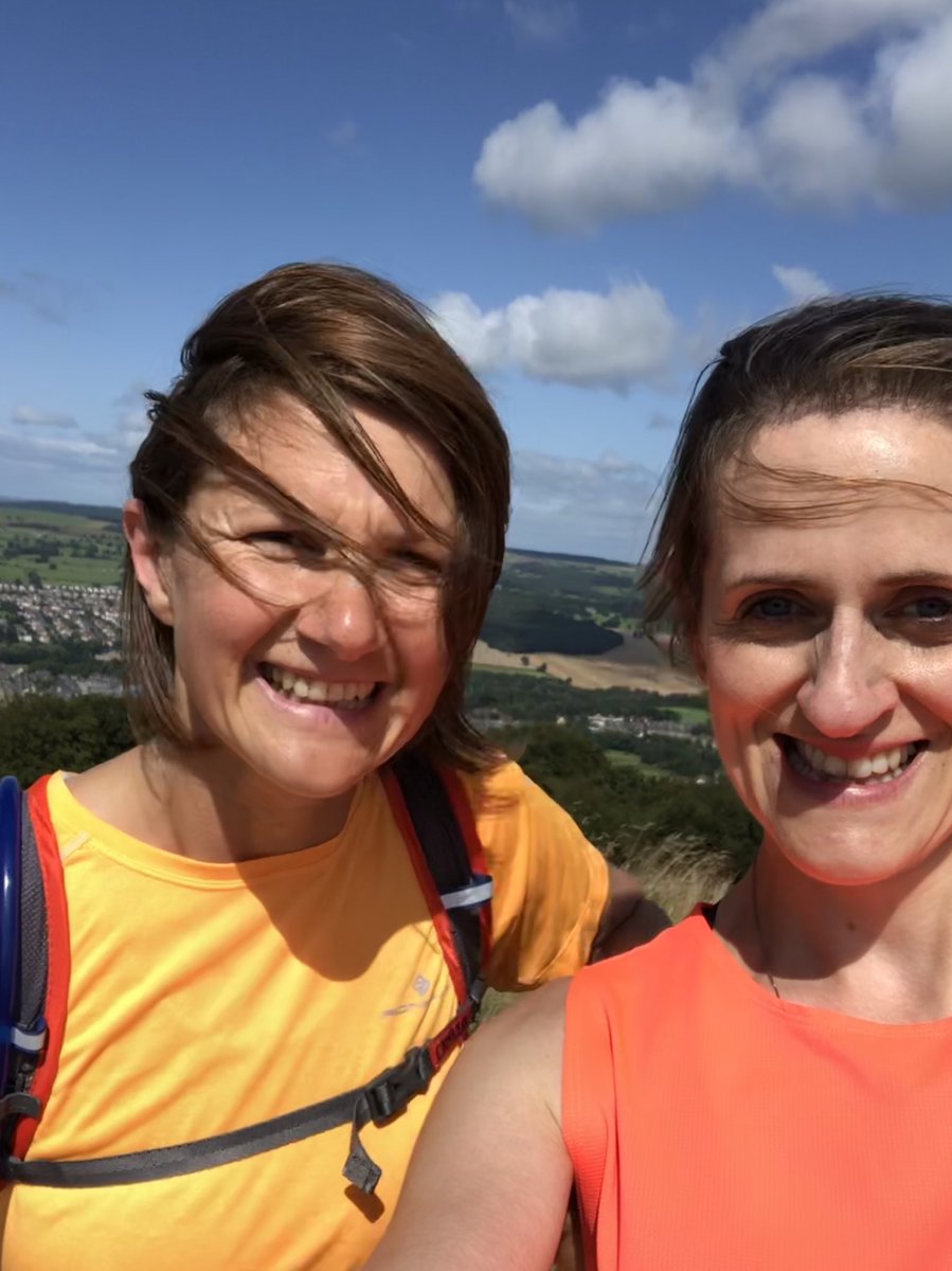marianne__bee's tweet photo. Just wow! Amazing to be a small part of #barefootbritain with @AnnaMcNuff today. What a day to run on Ilkley moor with gorgeous views and gorgeous company. Thanks for inspiring us all #nevergiveuponyourdreams #runningiswaitingforme #keeponadventuring https://t.co/ds4bGC86m1