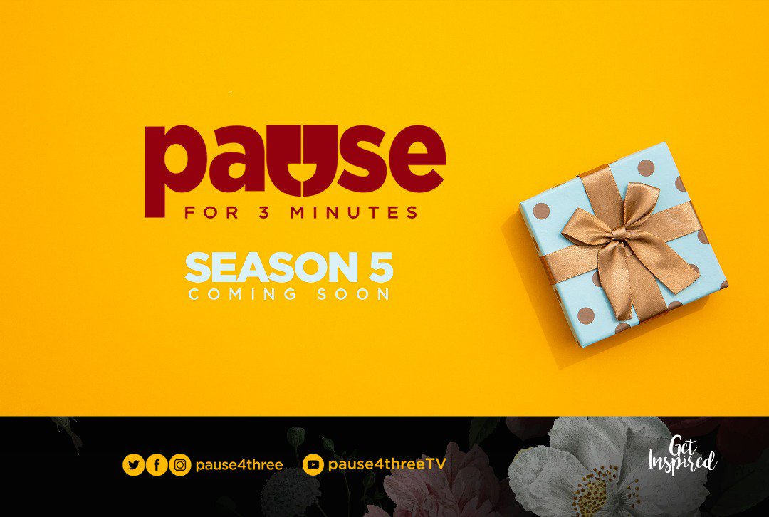 pause4three's tweet photo. You should be getting ready to be Inspired all over again, with me Obuobia Darko-Opoku, on Season 5 of #Pause4three. https://t.co/J8aejyMfYX