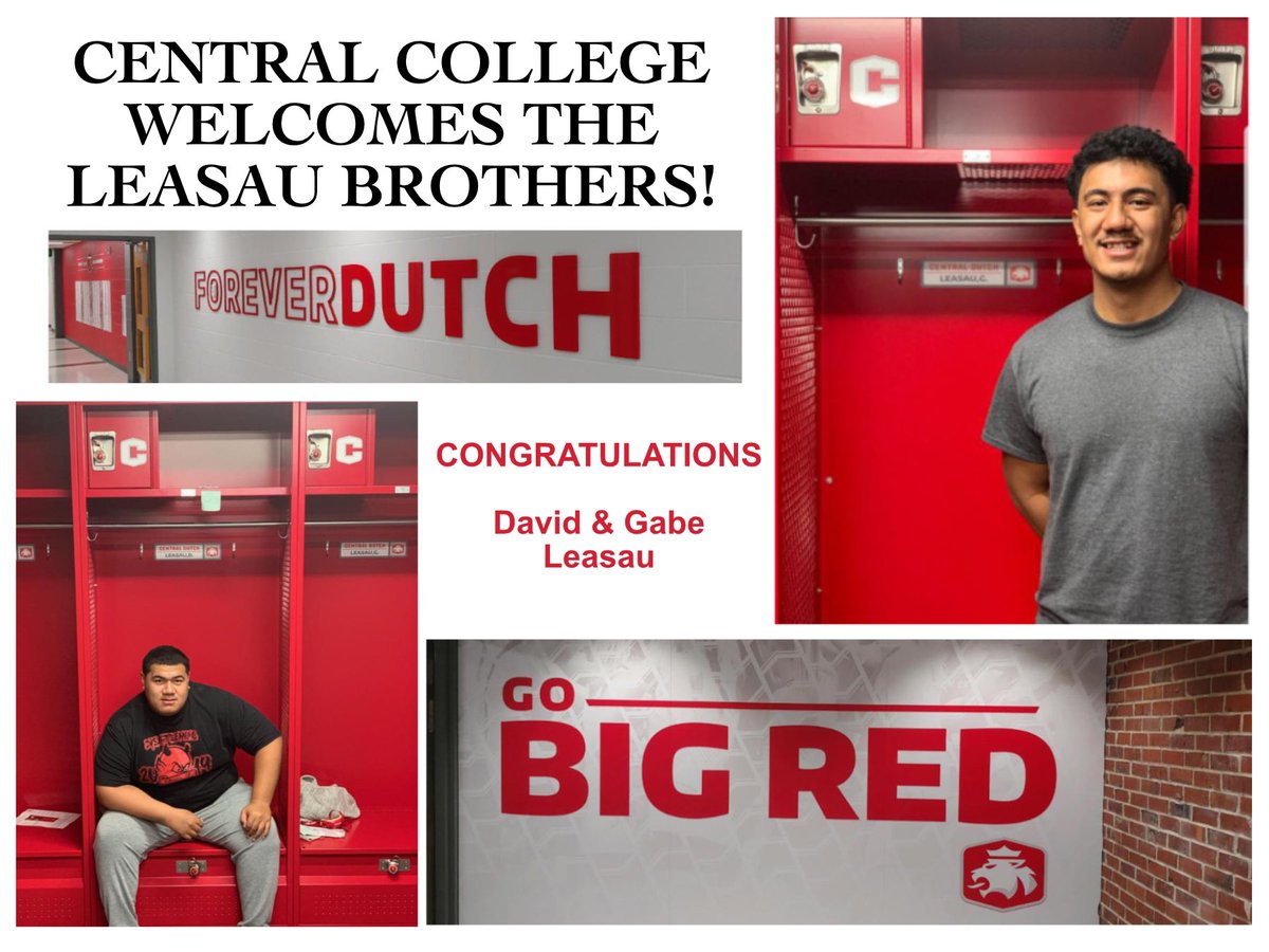 David and Gabe Leasau Have Landed! 2 more Demons have arrived at Central College! Congratulations Boys!