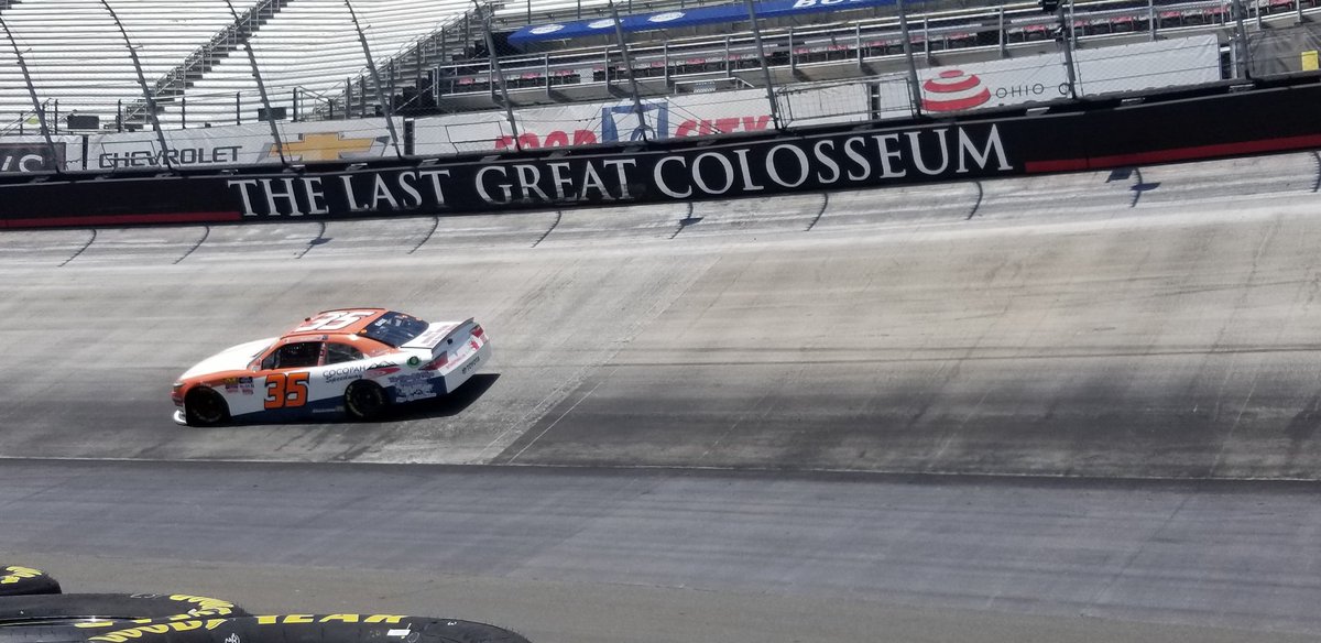 All 4 of our cars have made laps during final practice at #TheLastGreatColosseum #NASCAR #FoodCity300