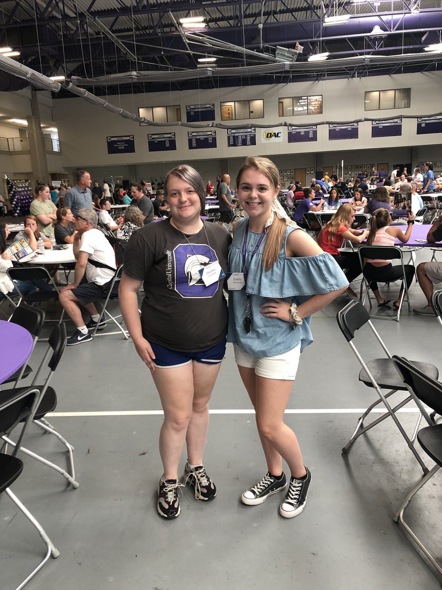 CapitalSCE's tweet photo. The Cap BBQ was a great opportunity to get to know your roommates. Take a picture with your roommate(s) with the hashtags #MoveToCap19 & #CapWW19 ! https://t.co/wKQAadZM8h