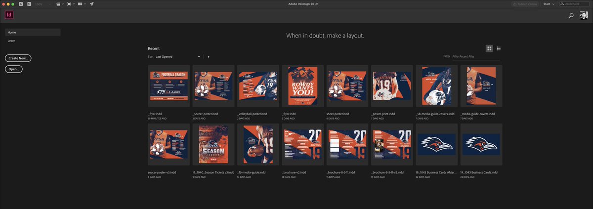 iAmChrisMunoz's tweet image. I enjoy seeing consistency on my @Adobe launch screens from the work I’ve done lately. @InDesign has become my best friend. 👌🏻🎨👀

#GraphicDesign | #Worflow