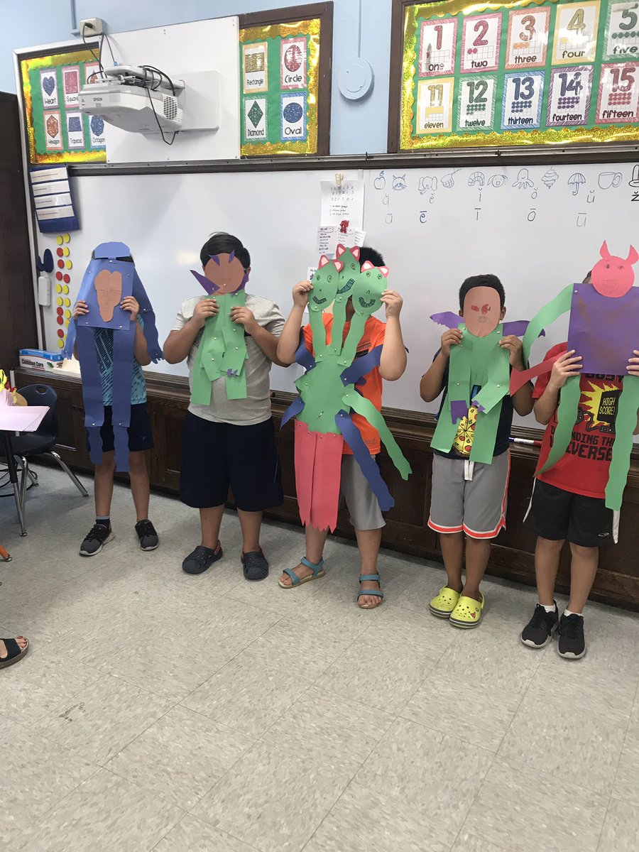 teachnbeach1's tweet image. Monster creations for our monster stories in 2nd/3rd grade Brain Camp @WeehawkenTSD @AnnaRudowsky @McginleyIsabel @SuzanneMera @FAmato53 #weeread #weewrite