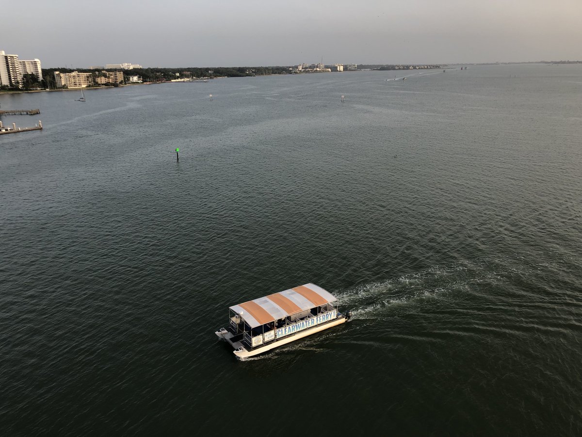 Spot the stripes and join in the fun! 💦 Isn't it more fun to #RideTheFerry than to drive? 🚗 Reservations are available for all departures on ClearwaterFerry.com ⚓