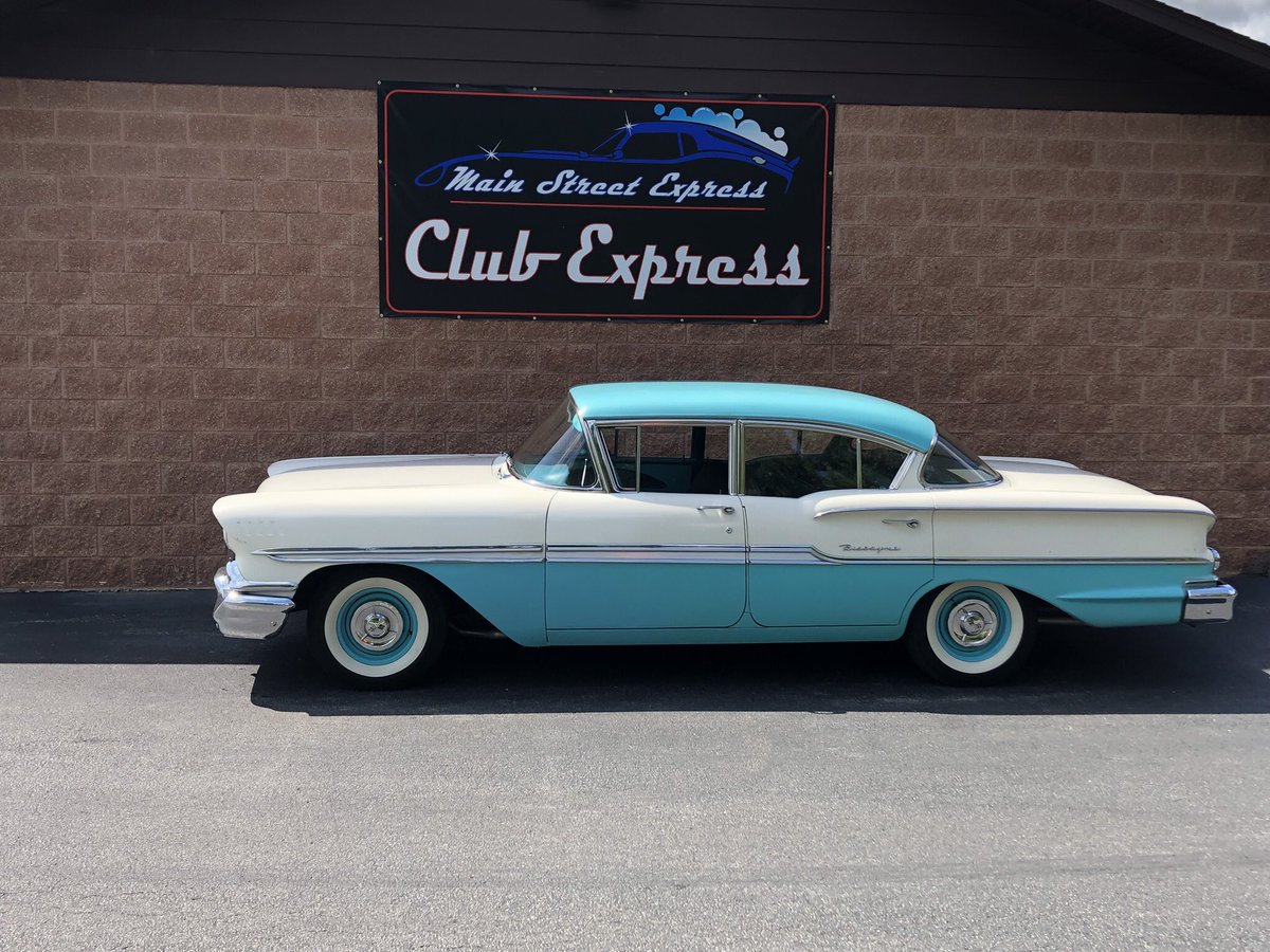 express_main's tweet image. 1958 Chevrolet Biscayne @KleenRiteCorp @LustraCarCare #clubexpress