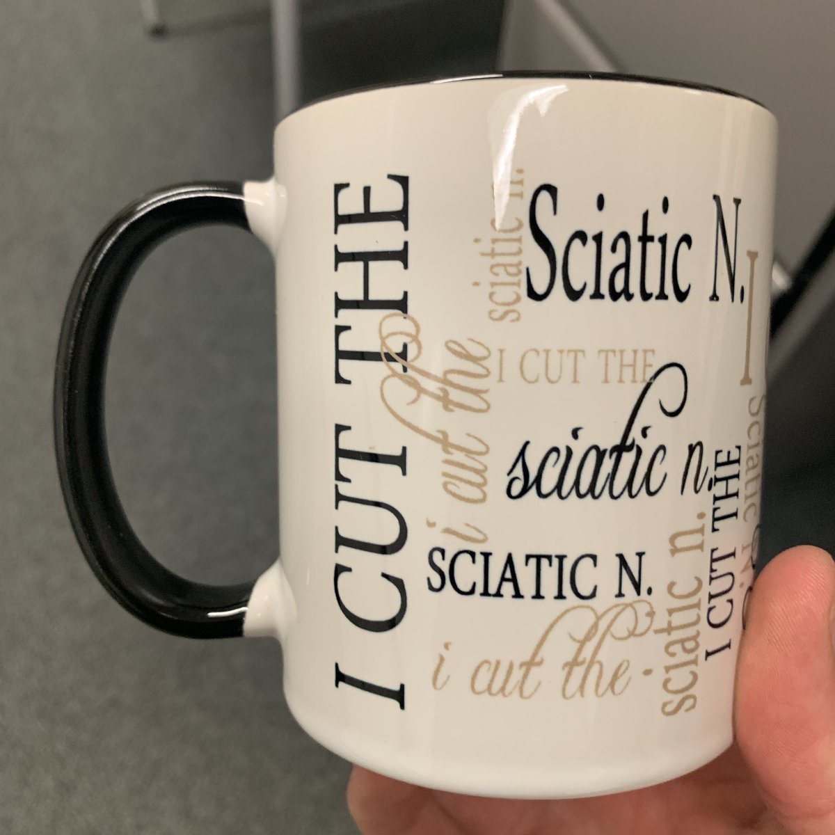 mpascoe's tweet photo. Shout out to the @CUPhysTher Class of 2021 for sharing in the humor of me cutting a sciatic nerve in lab this past semester. I’ll think of you every time I drink a brew. I will say it’s the first one cute in over 400 donors dissected. #JustSayin #WhenInDoubtCutItOut https://t.co/Xu4adCTa8r