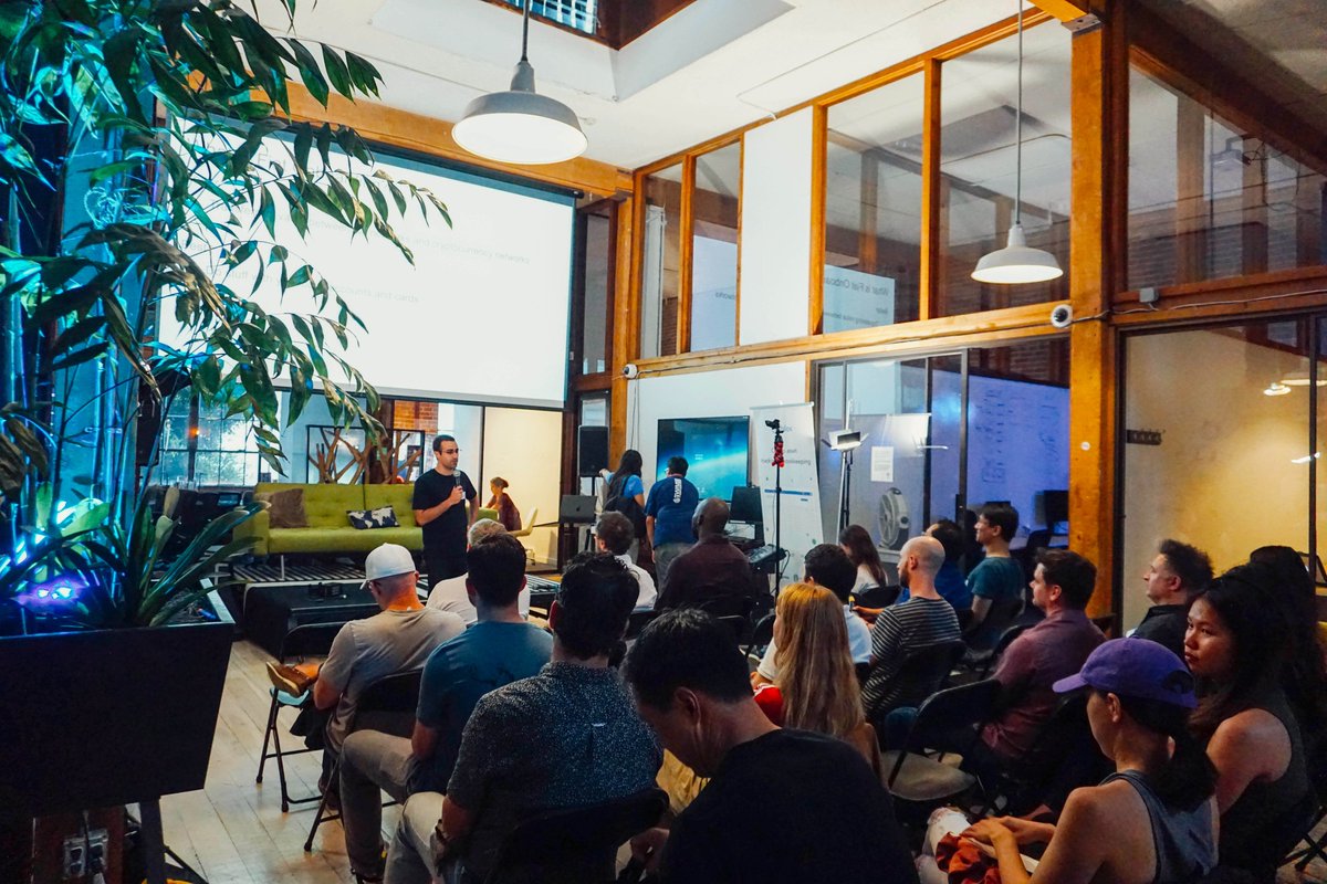 RikaGoldberg's tweet photo. After only 3 events, I'm so proud to see the @SFCryptoProduct community thrive! @amcassetti - PM at @sendwyre  -  talked all things fiat onboarding! Slides are available in the Discord channel. Come join the conversation and get involved!🚀https://t.co/QKpW3NvYZY @starfishsf https://t.co/nm7VhsFUSD