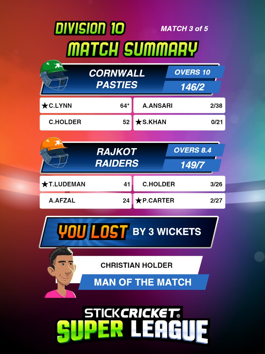Oxpac79's tweet photo. I'm playing Stick Cricket #SuperLeague https://t.co/B5xvfuiV5V