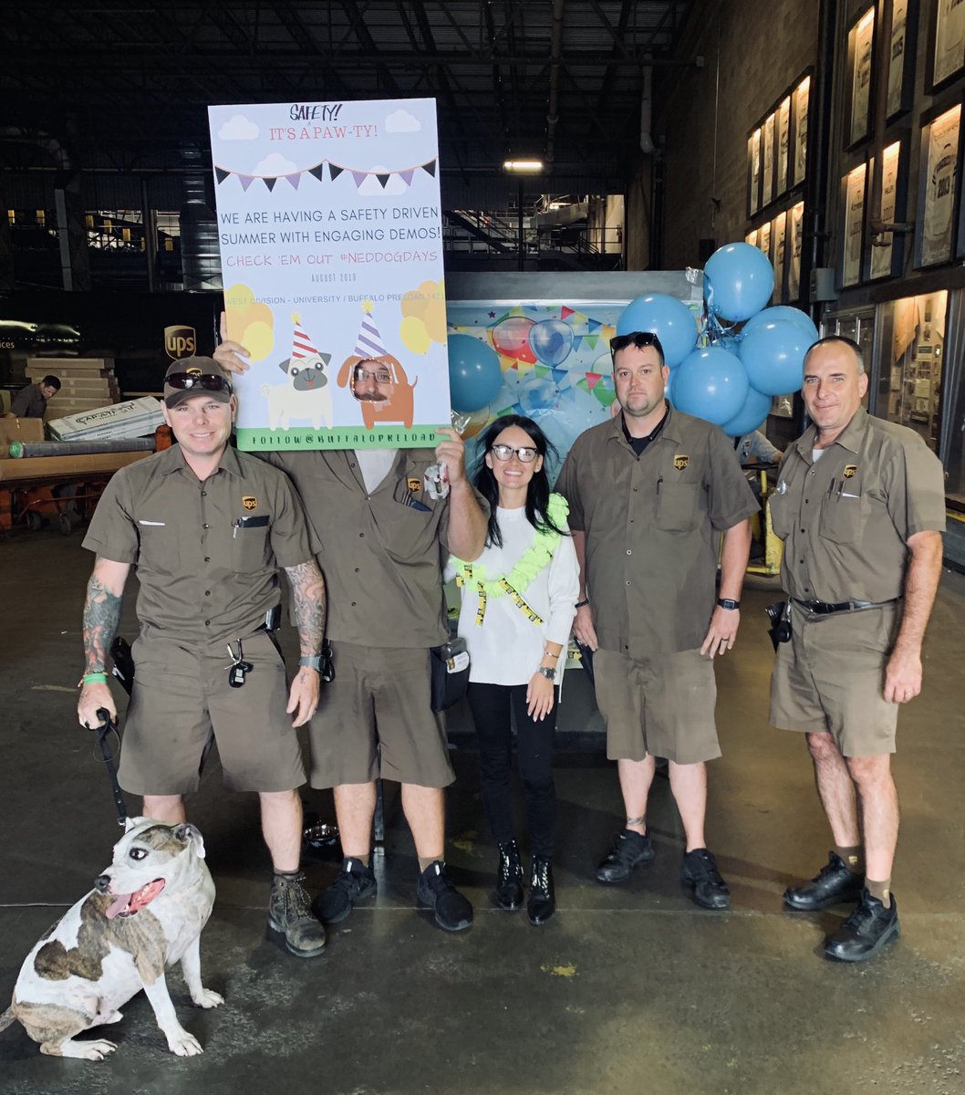 Guest of honor at the paw-ty l. Thanks for joining Handsome! #NED #dogdaysofsummer @KurtMarxSafety <a href="/safetyfirstNED/">Northeast District Safety</a> <a href="/jenkowalik_/">Jennifer Kowalik</a>