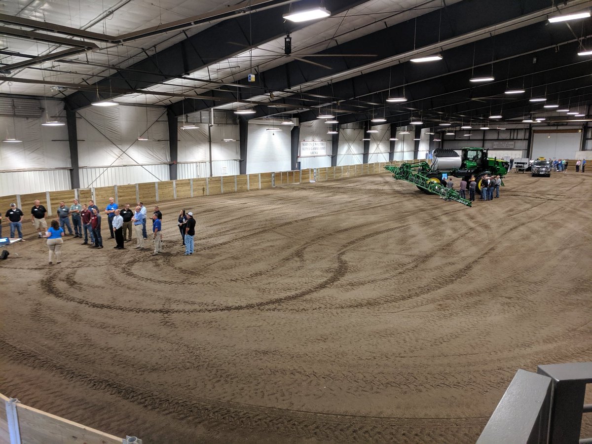 Hands on learning with data driven tools at the Hansen Learning Center. Ag equipment brought in by <a href="/JohnDeere/">John Deere USA</a> <a href="/precisionplant/">Precision Planting</a> &amp; <a href="/AgLeaderTech/">Ag Leader Technology</a> #iowaccas #iowaag #2019ASC