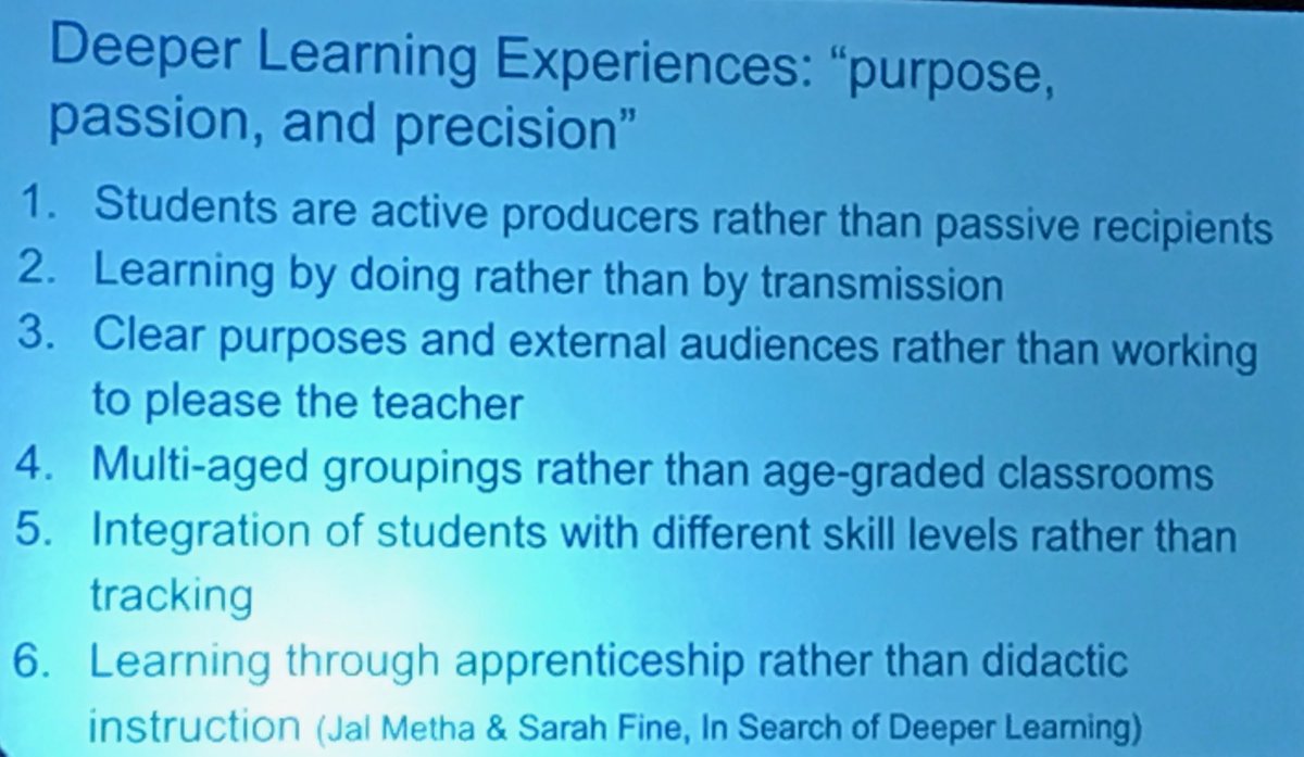 dkvandergugten's tweet photo. Six key components to move classrooms toward deeper learning experiences. #bcssasla https://t.co/3kmdS6QRb3