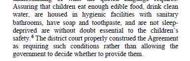 maddow's tweet photo. 9th Circuit ruling on Trump Administration claims it was fine to hold kids in detention facilities without access to soap or anywhere to sleep

https://t.co/pIynvaRCtY https://t.co/vgBpyFnEf7