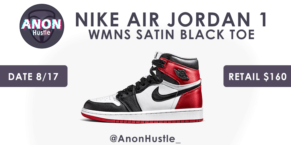 CookDesigner's tweet image. Who's Ready for the AJ1 Satin Black Toes??? I Know @thehypelounge_ @AnonHustle_ &amp;amp; @GroupifySuccess Are