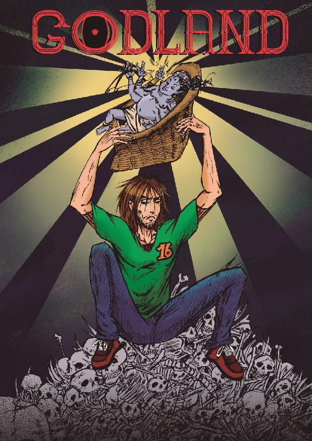 tucomic_chile's tweet photo. Godland 01 - Autor: Dr.Kasu https://t.co/LKFShWc3R4 #webcomic #tucomic #ONLINE https://t.co/tntXRwy5Jf